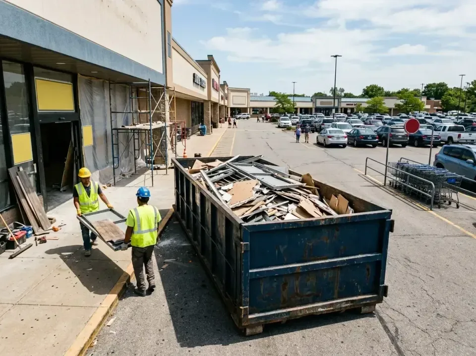 retail-store-renovation-debris-003 — frequently asked questions, Roll-off Dumpster Rentals in Brentwood, TN